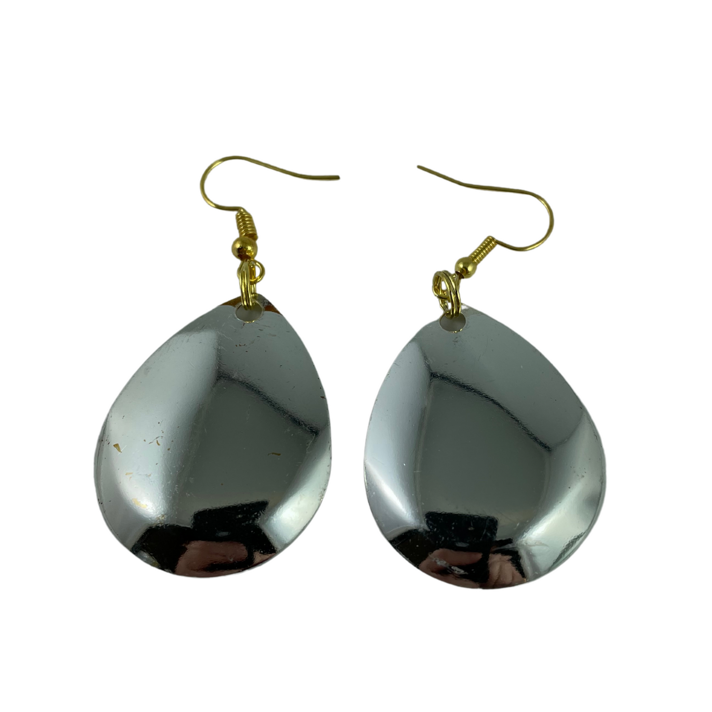 Colorado Deep Cup Plain Nickel Spinner Blade Earrings