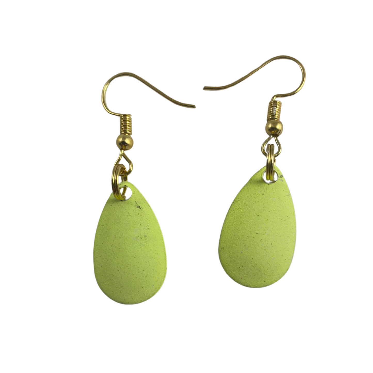 Indiana Chartreuse Super Glow Spinner Blade Earrings