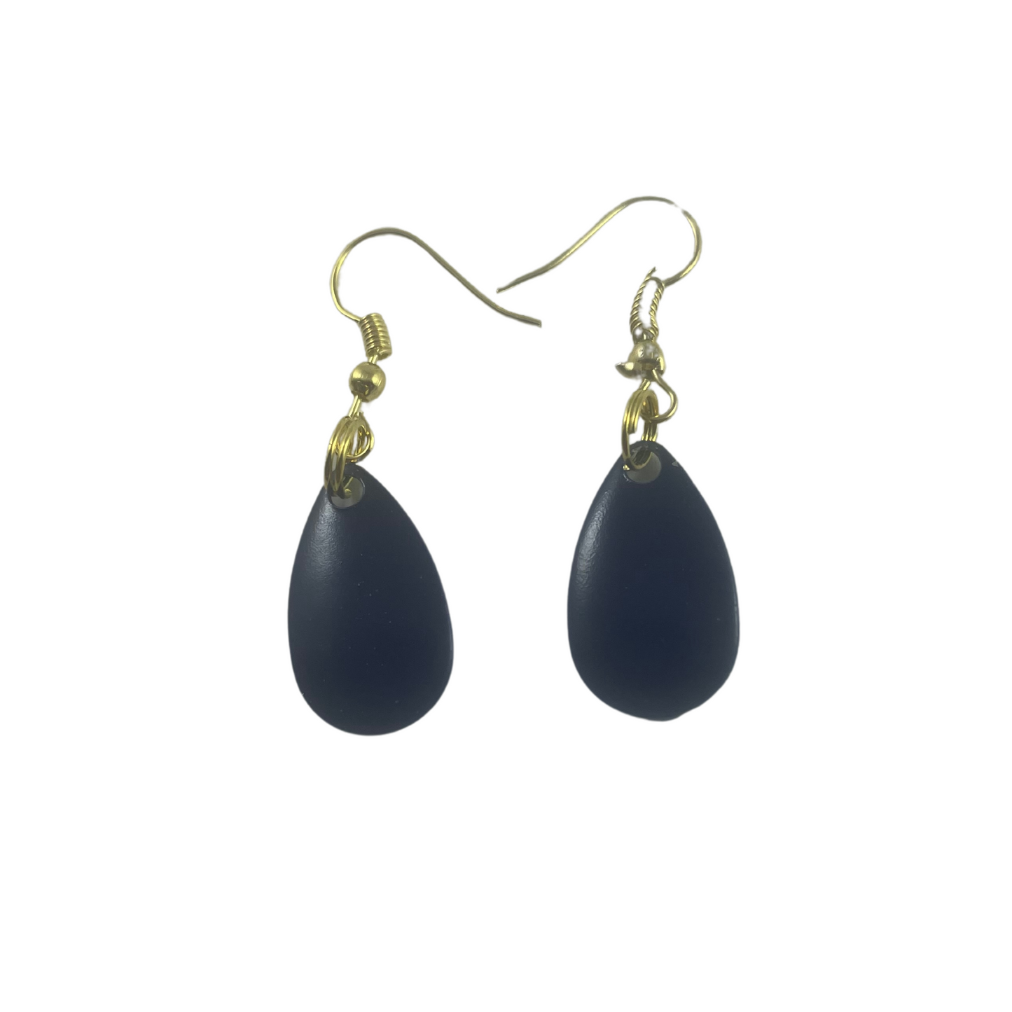 Indiana Purple Painted Spinner Blade Earrings