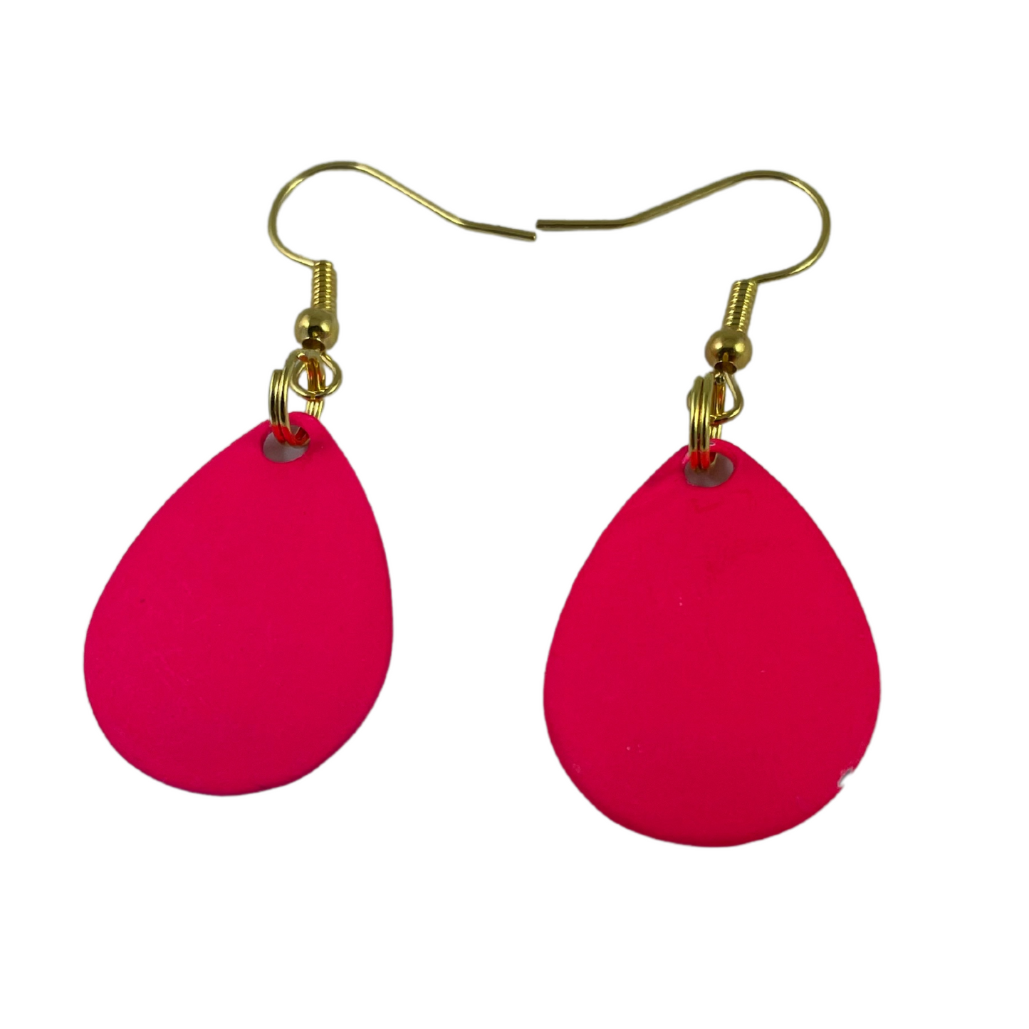Colorado Pink Painted Spinner Blade Earrings