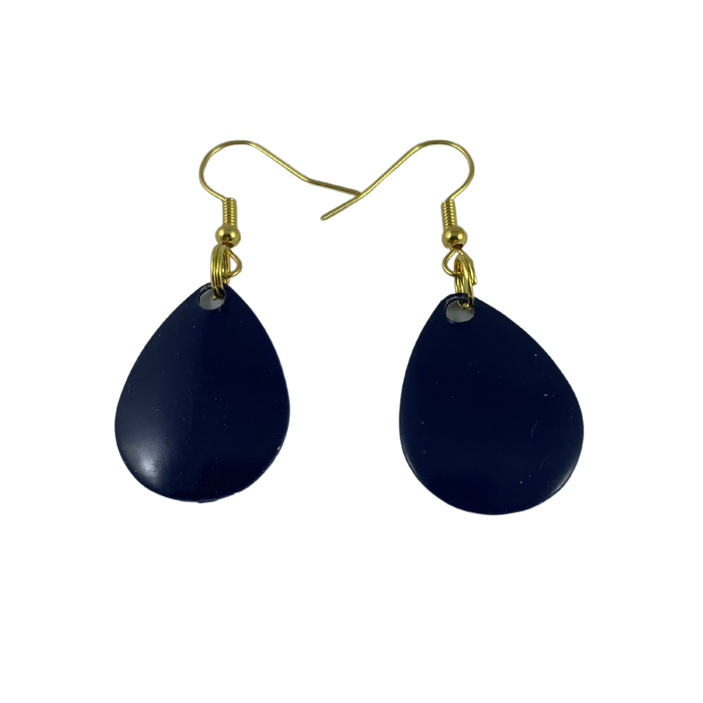 Colorado Purple Painted Spinner Blade Earrings