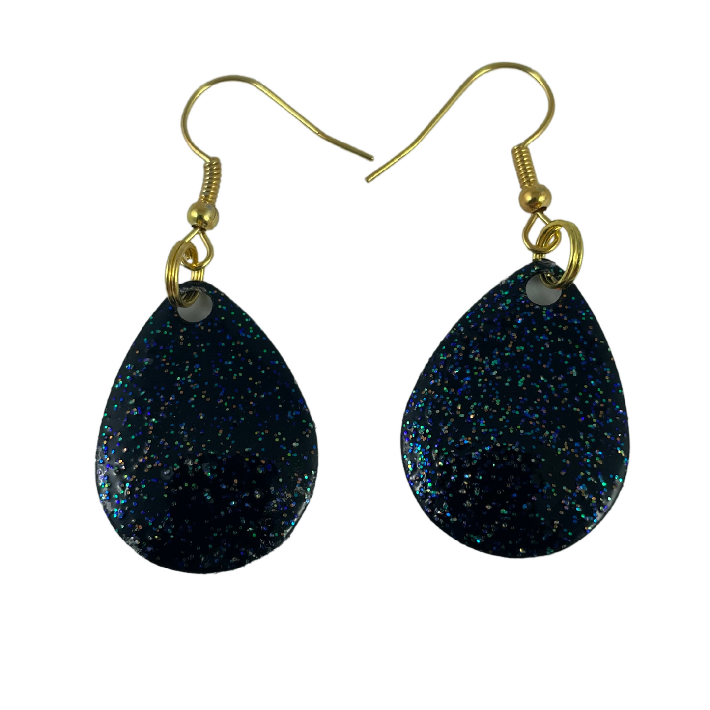Colorado Crystal Black Spinner Blade Earrings